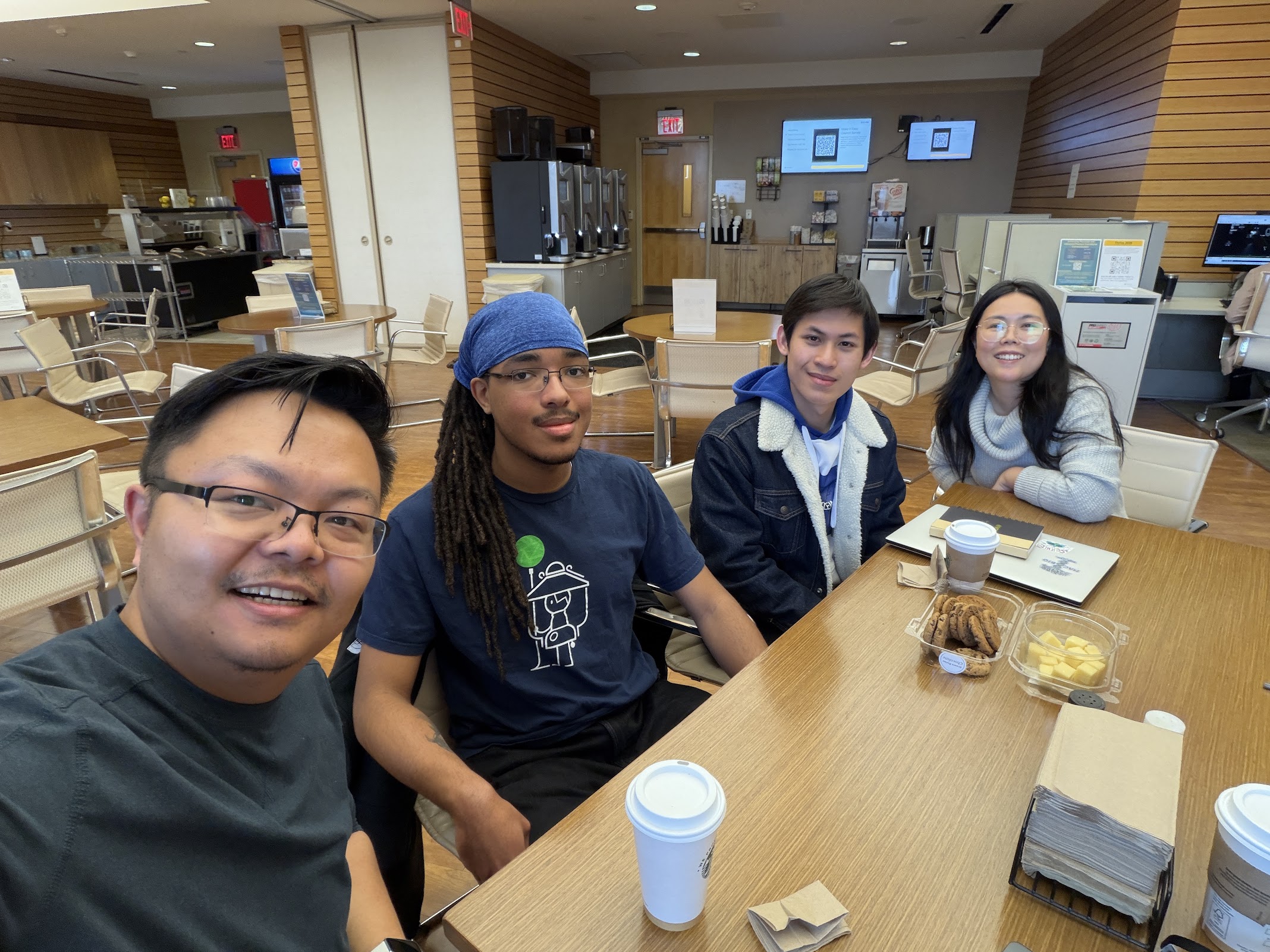 Lab member gathering